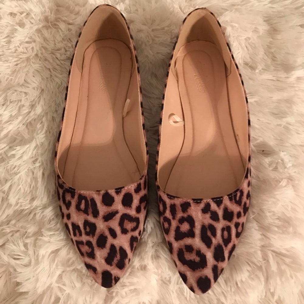 Charlotte Russe leopard print flats